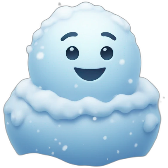 Snow emoji
