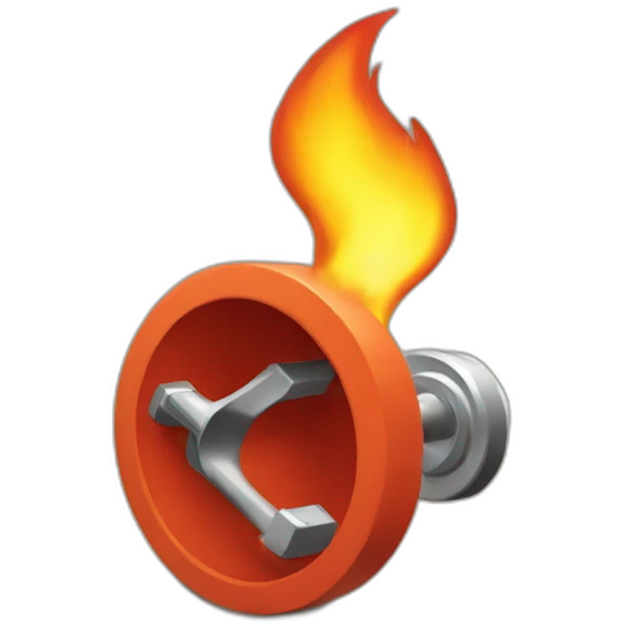 Fire dumbbell emoji