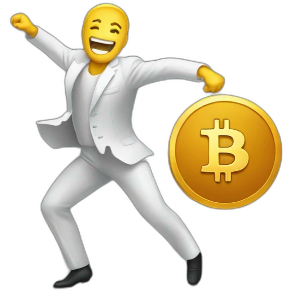 Bitcoin danse emoji