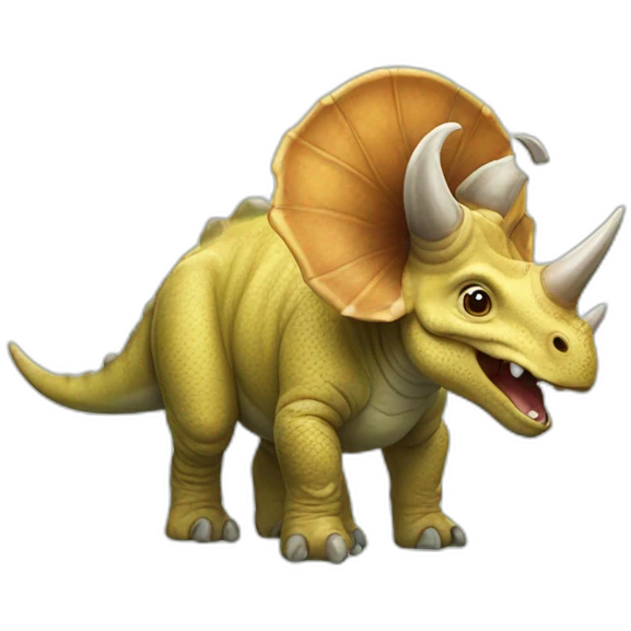 Triceratops emoji