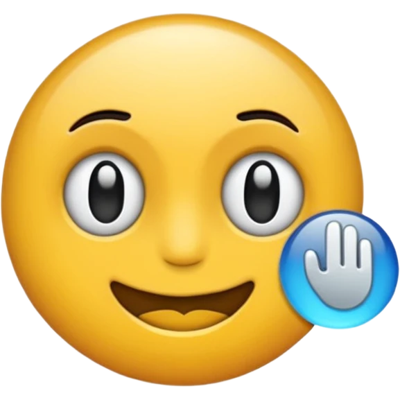 черная лупа emoji
