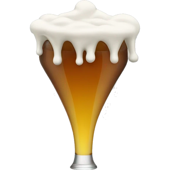 Funneling beer emoji