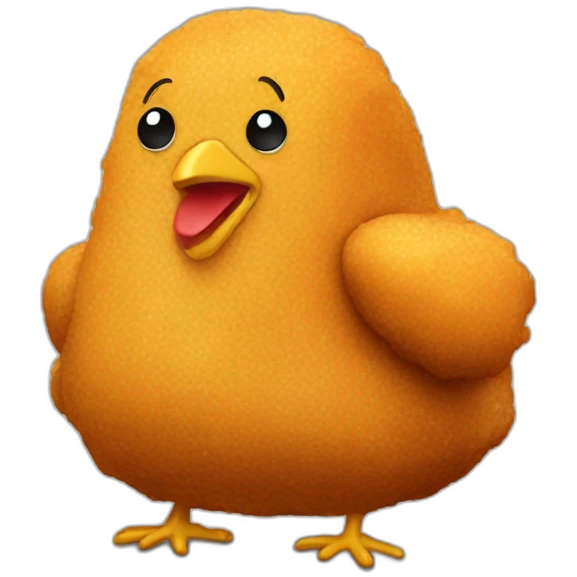 one big chicken nugget emoji