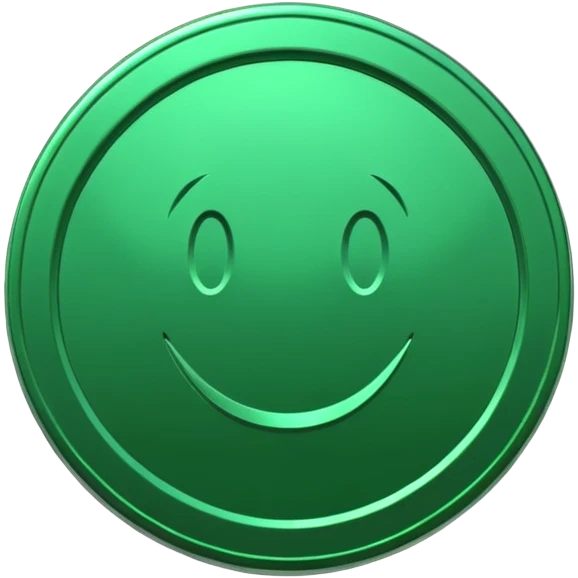 green coin emoji
