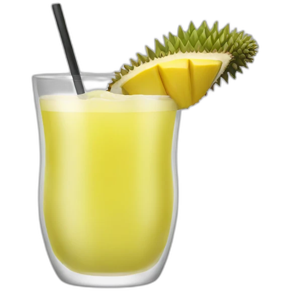 Durian cocktail emoji