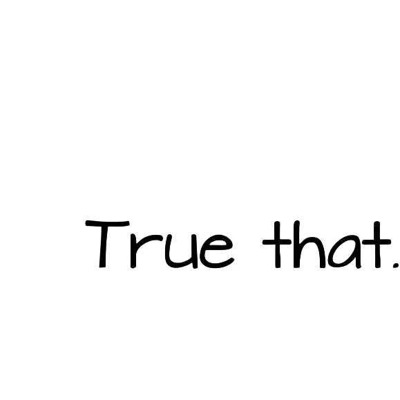True that emoji