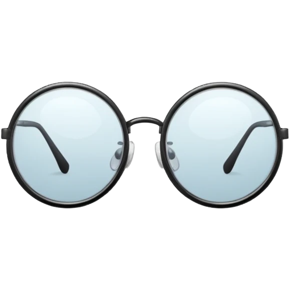only circle glasses  emoji