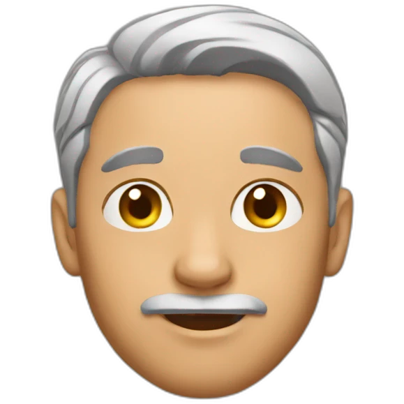 Man having a cat emoji