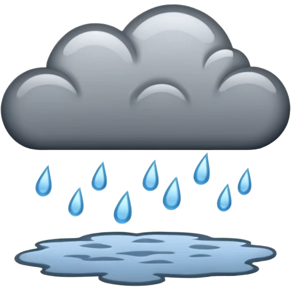 rain emoji