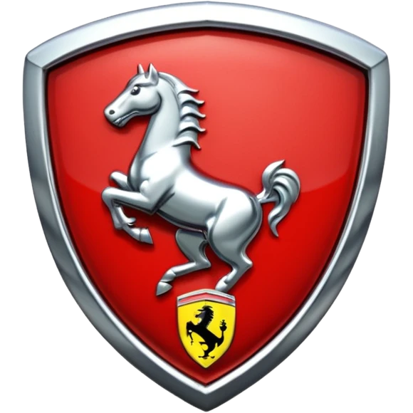 Real Ferrari badge emoji