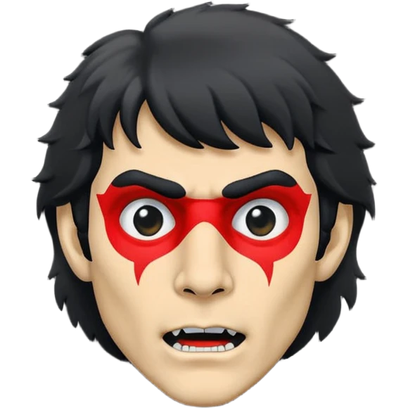 GENERAME  ENTRE 3 Y 5  ICONOS TIPO EMOJI SILUETEADOS SIN FONDO   ESTILO RETRO OCHENTERO CON LA TEMATICA DE LA PELICULA An American Werewolf in London (Un hombre lobo americano en Londres) emoji