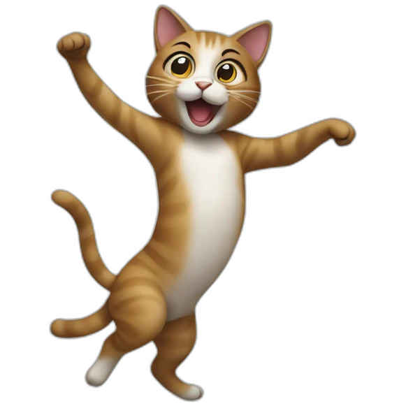 cat dancing emoji