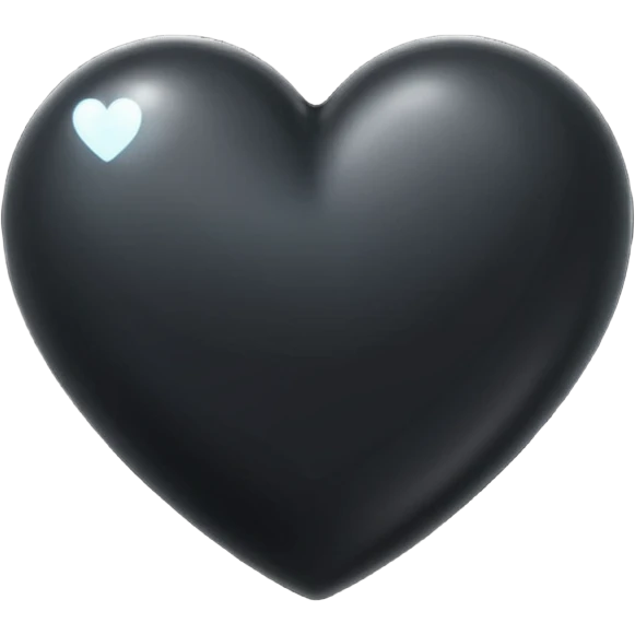 Corazón  negro emoji