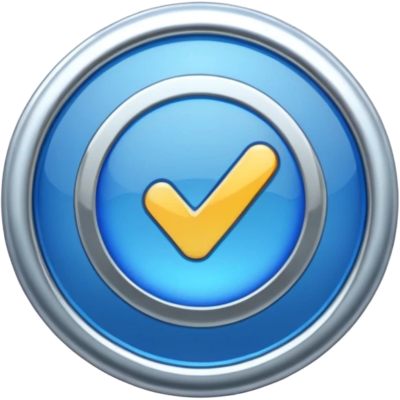 Blue verification badge emoji