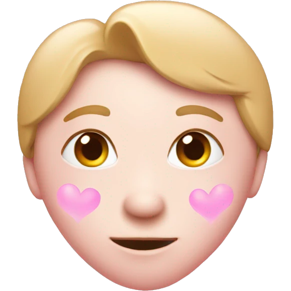 light pink heart emoji