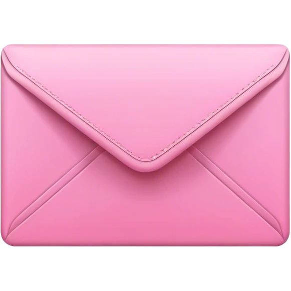 simplistic Pink email envelope emoji