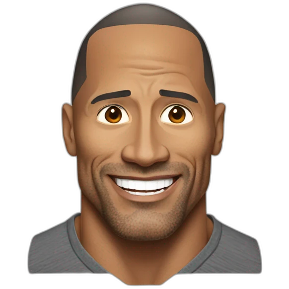 Dwayne Johnson emoji