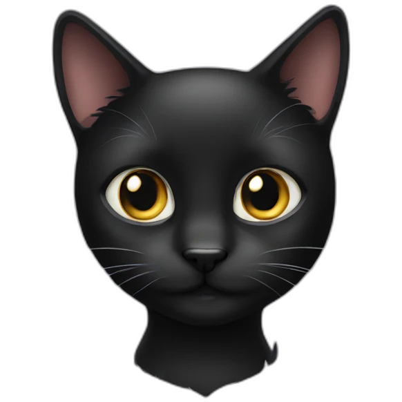 Black cat emoji