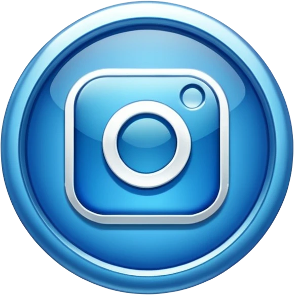 Instagram verified account badge, also known as the blue tick. emoji