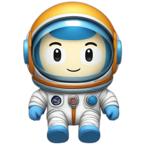 Doraemon-astronaut emoji