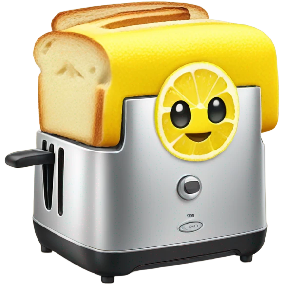 Lemon toaster  emoji