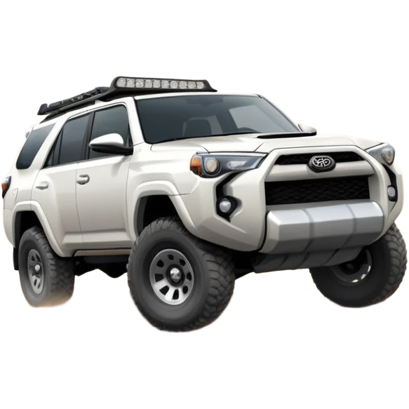 White 4Runner off road emoji