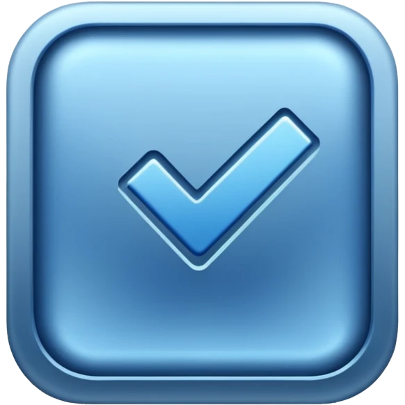 blue tick emoji