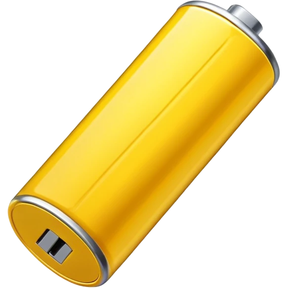 yellow battery emoji