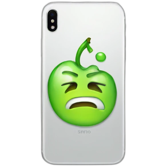 Sweating iphone emoji