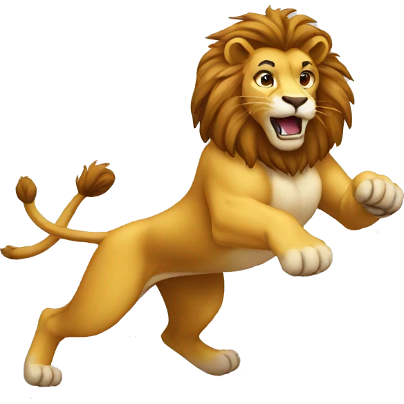 Run Lion emoji