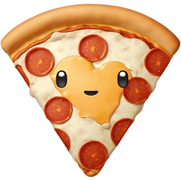 Pizza with a shirt emoji