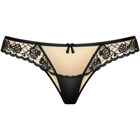 Black thong emoji