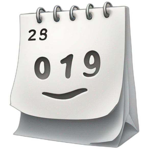 calendar emoji