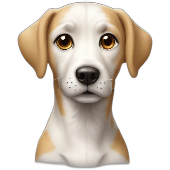 Chien sur chatre emoji