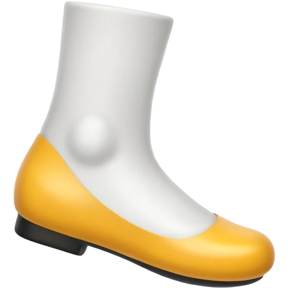 A kick emoji