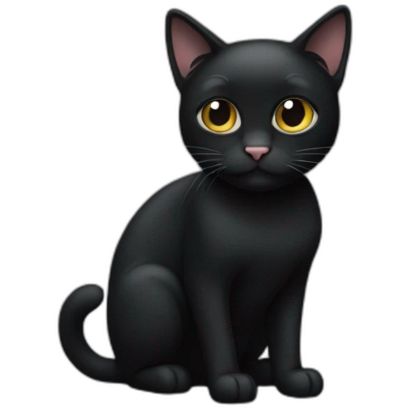 black cat emoji