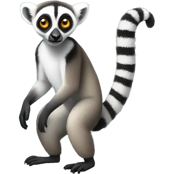 lemur full body emoji