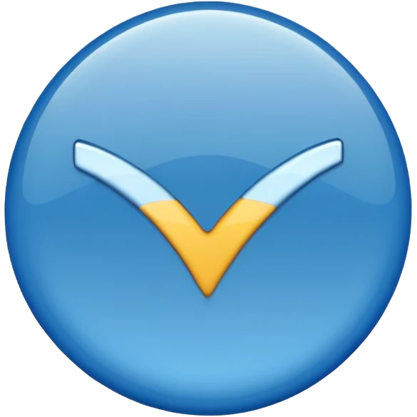Blue tick emoji