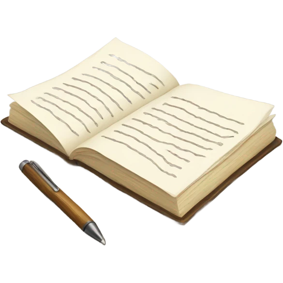 writing notes of class 101 emoji