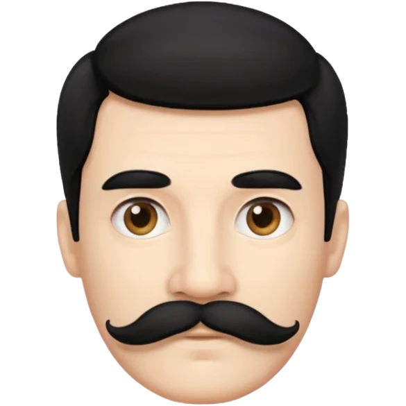 Long moustache emoji