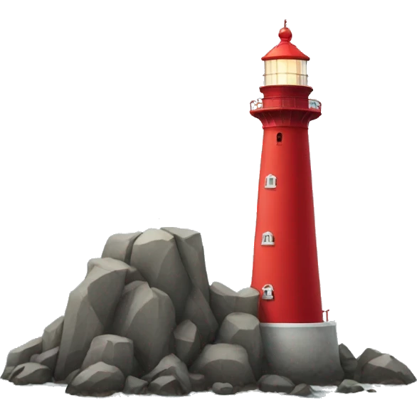 Red phare emoji