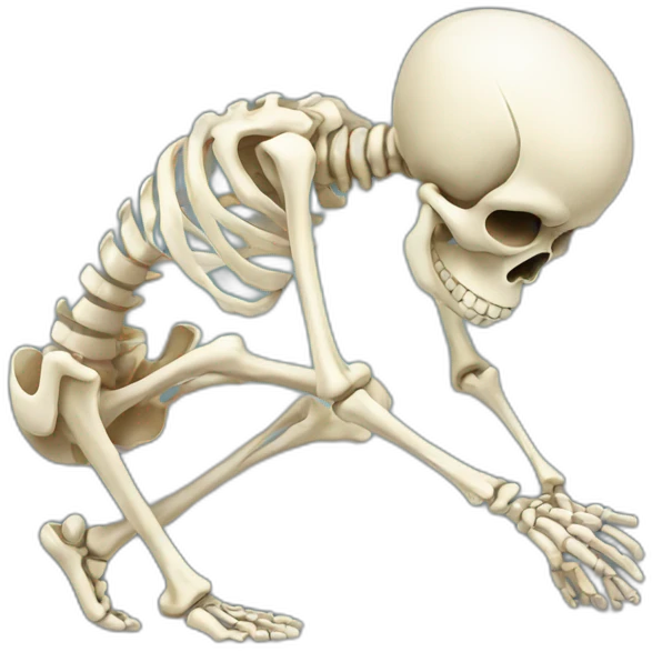 farting skeleton emoji