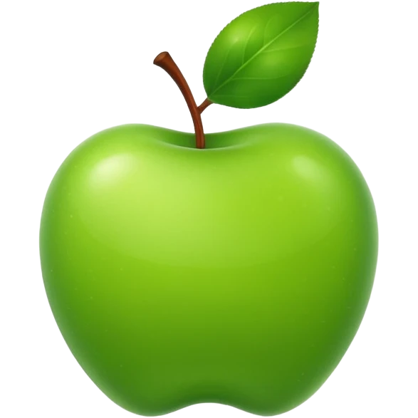 maça verde emoji