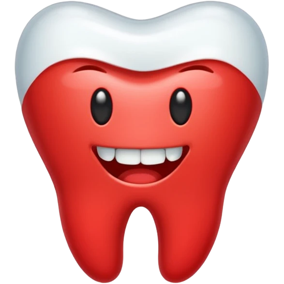 🦷🔴 emoji
