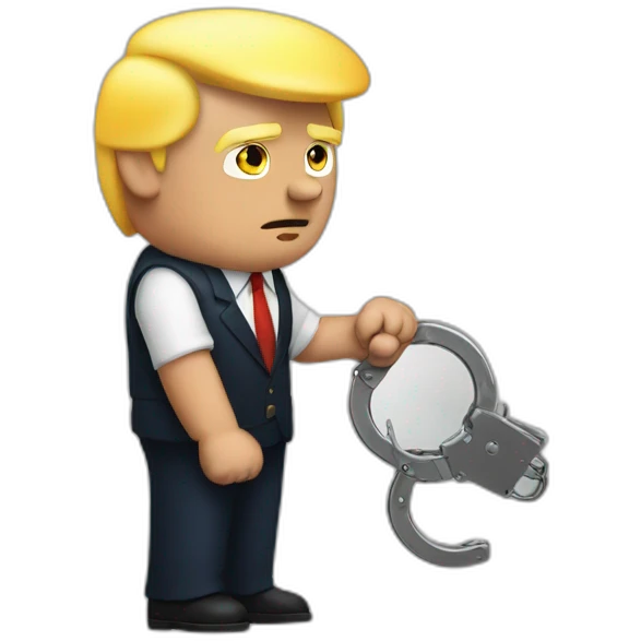 trump-in-handcuffs emoji