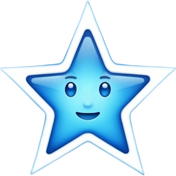 star blue emoji