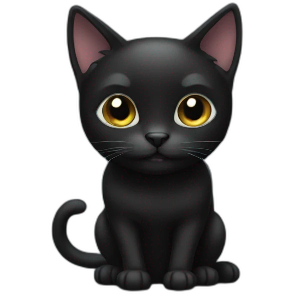 black cat emoji
