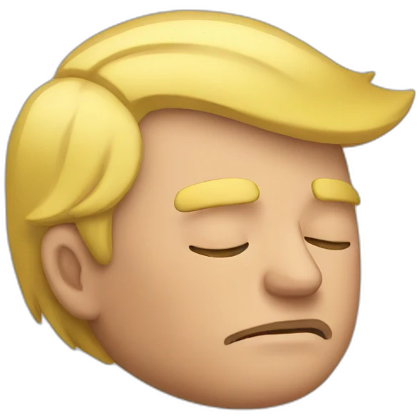 Sleeping-trump emoji