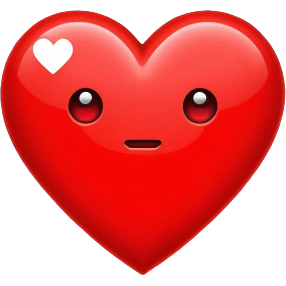 Pixel heart emoji
