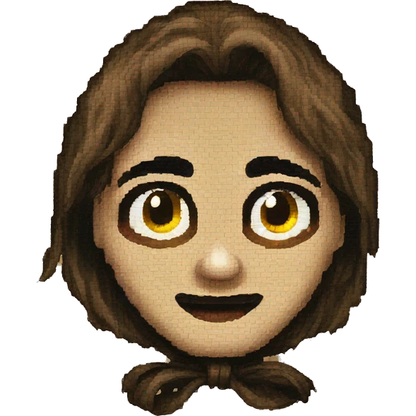 Cross stitch emoji